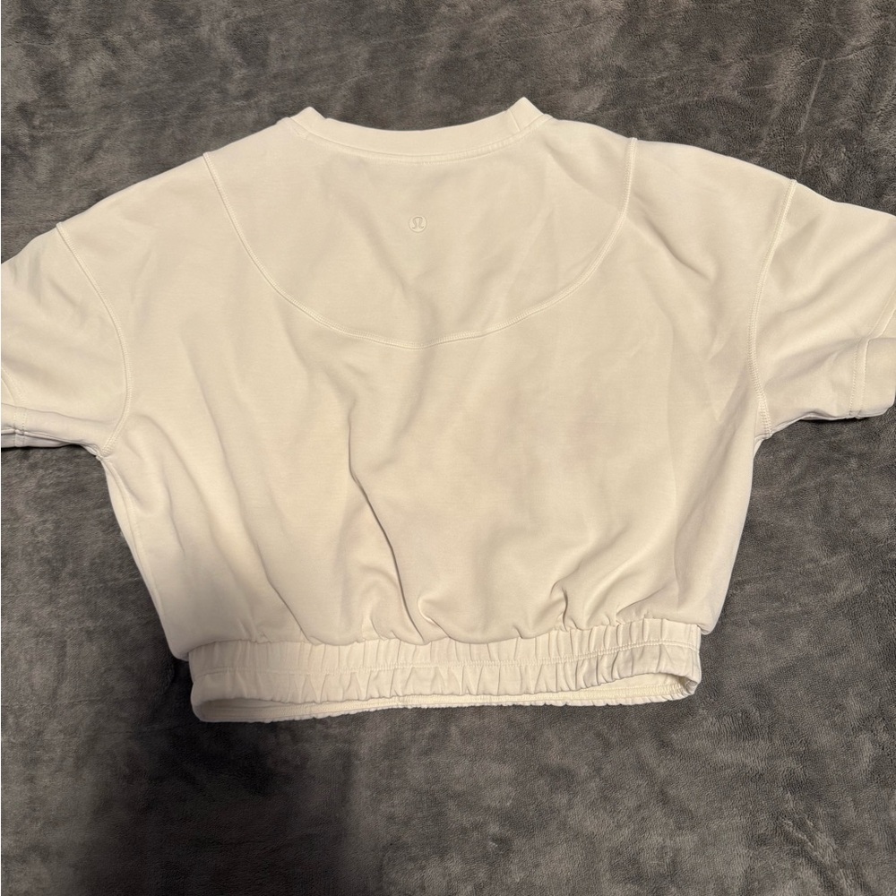 lululemon athletica Cream Crop Top